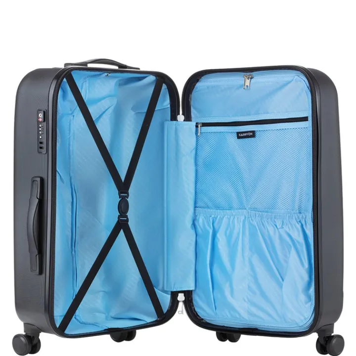 Koffersets|Reiskoffers>CarryOn Skyhopper 4-Delige Kofferset S/S/M/L black