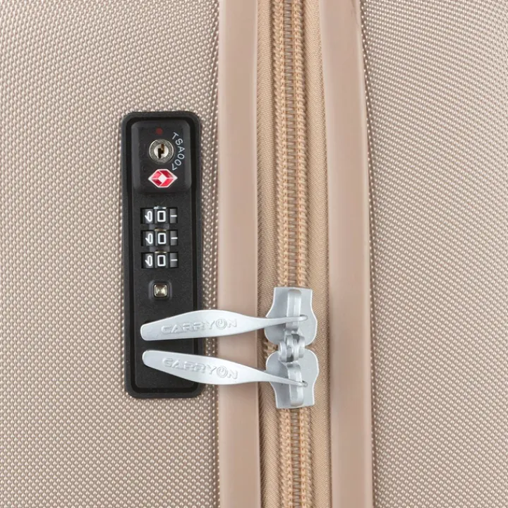 Koffersets|Reiskoffers>CarryOn Skyhopper 4-Delige Kofferset Beautycase/S/M/L champagne