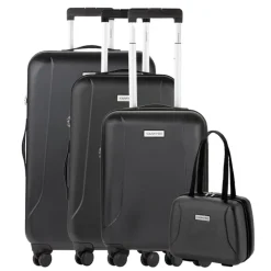 Koffersets|Reiskoffers>CarryOn Skyhopper 4-Delige Kofferset Beautycase/S/M/L black