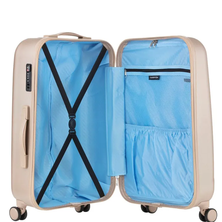 Koffersets|Reiskoffers>CarryOn Skyhopper 4-Delige Kofferset S/S/M/L champagne