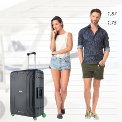 Reistrolleys|Reiskoffers>CarryOn Steward Trolley 75 dark grey