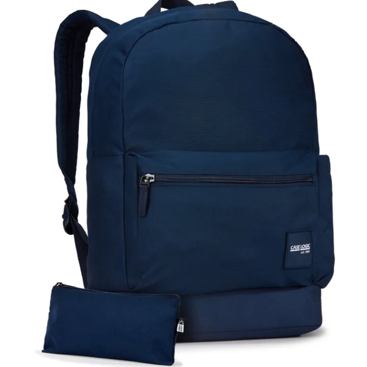 Herentassen|15 Inch Laptoptassen>Case Logic Campus Commence Recycled Backpack 24L dress blue