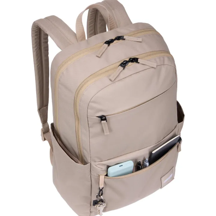 Heren Rugzakken|Dames Rugzakken>Case Logic Campus Uplink Recycled Backpack 26L boulder beige