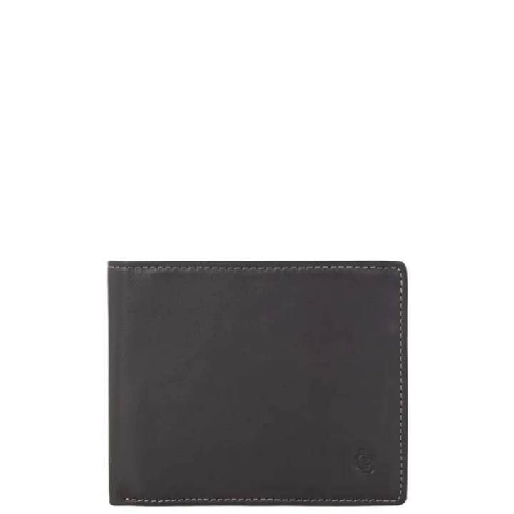 Rfid Portemonnees|Leren Portemonnees>Castelijn & Beerens Canyon Billfold heren portemonnee zwart