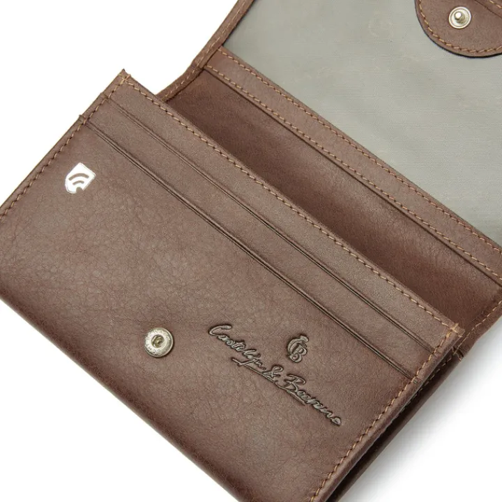 Rfid Portemonnees|Kleine Portemonnees>Castelijn & Beerens Canyon Continental Wallet mocca