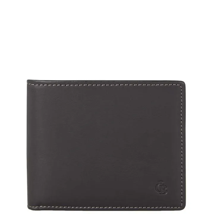 Rfid Portemonnees|Leren Portemonnees>Castelijn & Beerens Canyon Billfold 8 Creditcards zwart