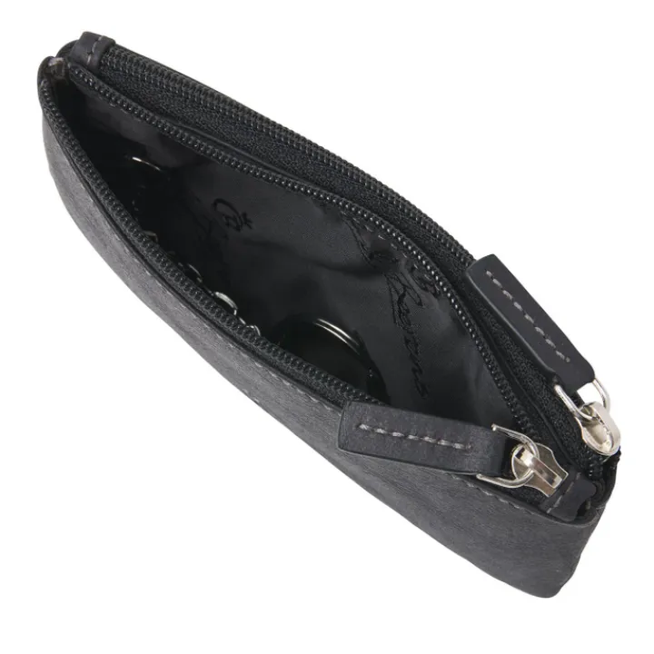 Rfid Portemonnees|Leren Portemonnees>Castelijn & Beerens Canyon Sleuteletui RFID zwart