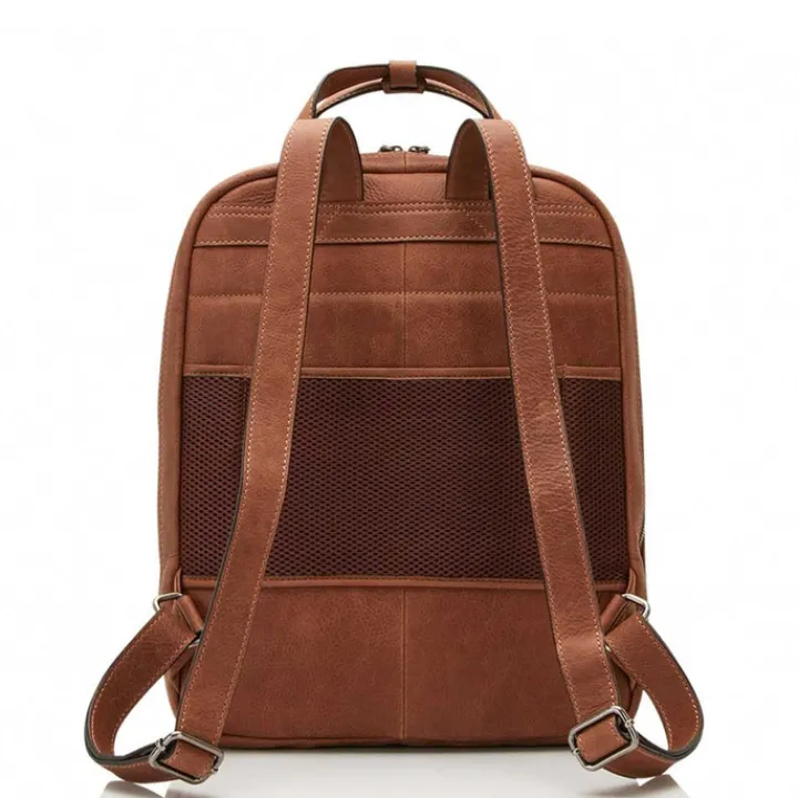 Laptop Rugzakken|Laptop Rugzak>Castelijn & Beerens Carisma Laptop Rugzak 15.6" + tablet cognac