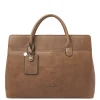 15.6 Inch Laptoptassen|Laptop Schoudertassen>Castelijn & Beerens Carisma Laptopbag 15.6" cognac