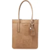 15.6 Inch Laptoptassen|Laptop Schoudertassen>Castelijn & Beerens Carisma Laptop Shopper 15.6" RFID beige