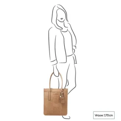 15.6 Inch Laptoptassen|Laptop Schoudertassen>Castelijn & Beerens Carisma Laptop Shopper 15.6" RFID beige