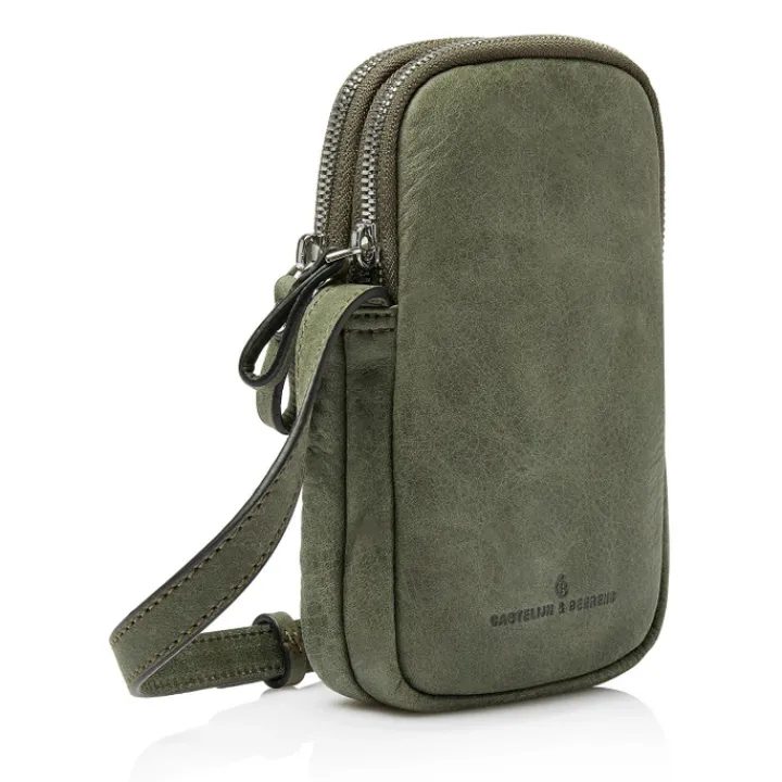 Telefoontasjes|Damestassen>Castelijn & Beerens Carisma Phone Crossbody green