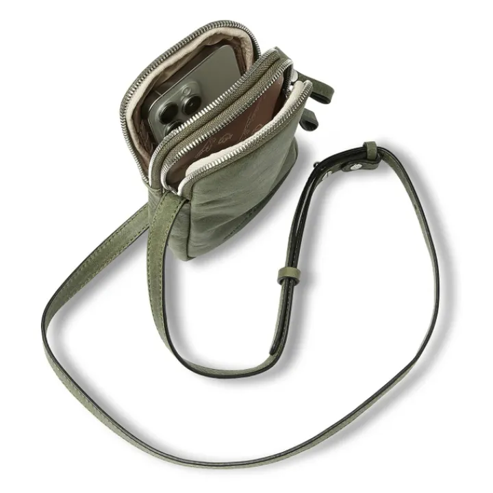 Telefoontasjes|Damestassen>Castelijn & Beerens Carisma Phone Crossbody green