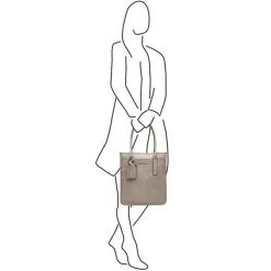 15.6 Inch Laptoptassen|Laptop Schoudertassen>Castelijn & Beerens Carisma Laptop Shopper RFID 15.6'' + Tablet zwart