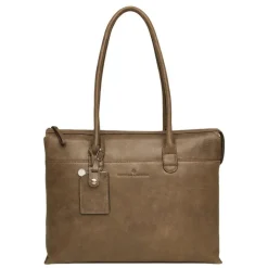 15.6 Inch Laptoptassen|Laptop Schoudertassen>Castelijn & Beerens Carisma Laptop Schoudertas 15.6" + tablet groen