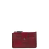 Rfid Portemonnees|Leren Portemonnees>Castelijn & Beerens Donna Mini Wallet 7 Pasjes RFID rood