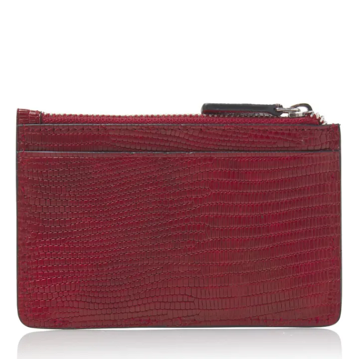 Rfid Portemonnees|Leren Portemonnees>Castelijn & Beerens Donna Mini Wallet 7 Pasjes RFID rood