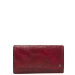 Rfid Portemonnees|Kleine Portemonnees>Castelijn & Beerens Donna Damesportemonnee Overslag 6 Pasjes RFID rood