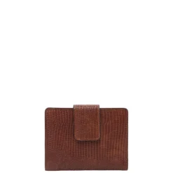 Rfid Portemonnees|Kleine Portemonnees>Castelijn & Beerens Donna Damesportemonnee 6 Pasjes RFID cognac