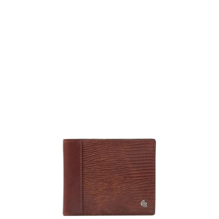 Rfid Portemonnees|Leren Portemonnees>Castelijn & Beerens Donna Billfold 8 Pasjes RFID cognac