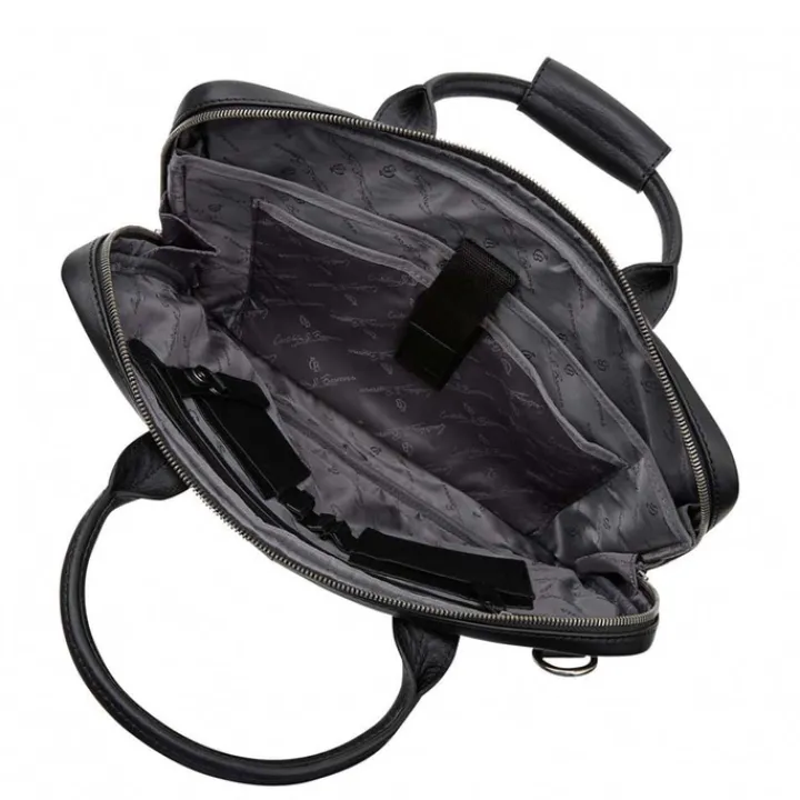 Herentassen|15.6 Inch Laptoptassen>Castelijn & Beerens Firenze Business Laptopbag 15.6" zwart