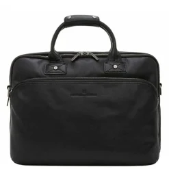 Herentassen|15.6 Inch Laptoptassen>Castelijn & Beerens Firenze Business Laptoptas 15.6" 3 vaks zwart