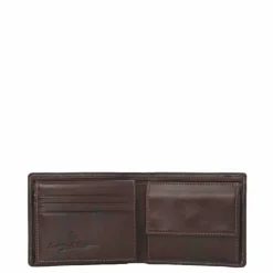 Rfid Portemonnees|Leren Portemonnees>Castelijn & Beerens Gaucho Billfold 9 Creditcards mokka