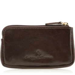 Rfid Portemonnees|Leren Portemonnees>Castelijn & Beerens Gaucho Keywallet Large mocca