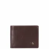 Rfid Portemonnees|Leren Portemonnees>Castelijn & Beerens Gaucho Billfold met Binnenrits mocca