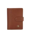 Rfid Portemonnees|Leren Portemonnees>Castelijn & Beerens Gaucho Portefeuille met Rits cognac