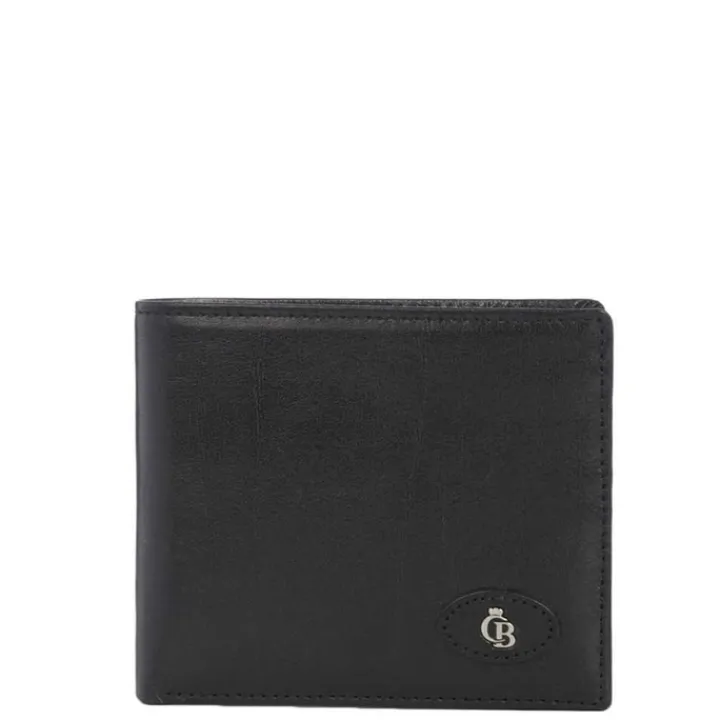 Rfid Portemonnees|Leren Portemonnees>Castelijn & Beerens Gaucho Billfold 8 Creditcards zwart
