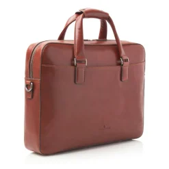 Herentassen|15.6 Inch Laptoptassen>Castelijn & Beerens Gaucho Ted Laptop Bag 15.6'' cognac