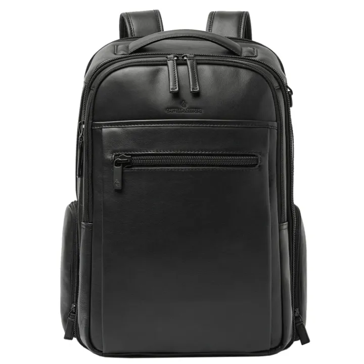 Heren Rugzakken|Dames Rugzakken>Castelijn & Beerens Nappa X Uniform Travel Backpack 15.6" black
