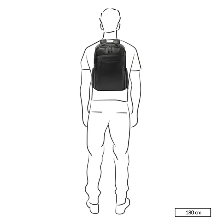 Heren Rugzakken|Dames Rugzakken>Castelijn & Beerens Nappa X Uniform Travel Backpack 15.6" black