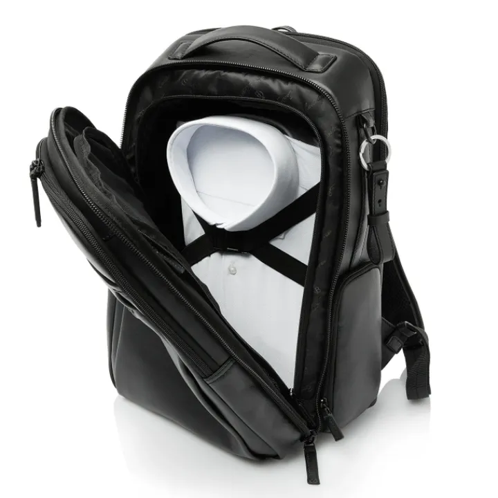 Heren Rugzakken|Dames Rugzakken>Castelijn & Beerens Nappa X Uniform Travel Backpack 15.6" black