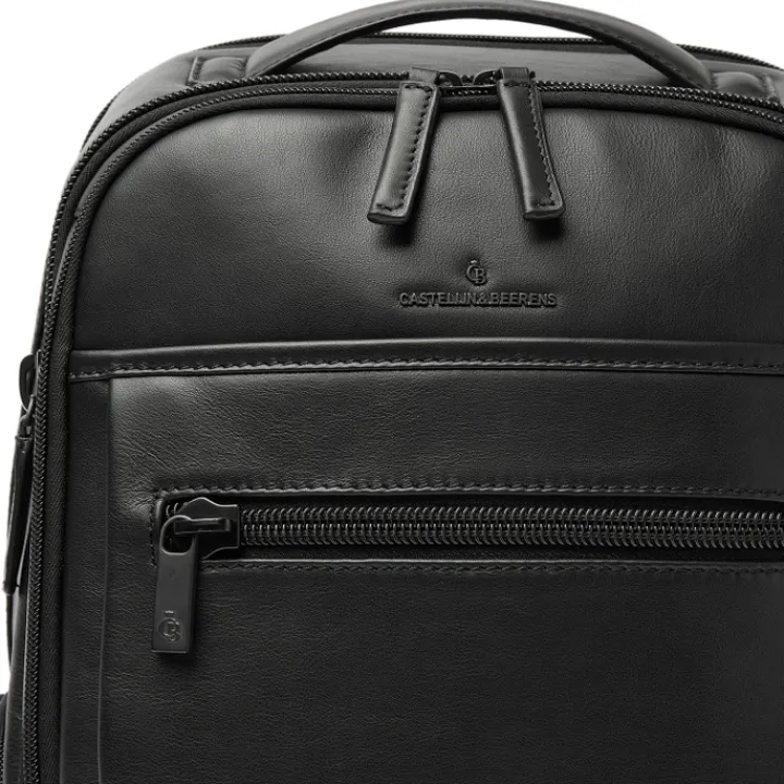 Heren Rugzakken|Dames Rugzakken>Castelijn & Beerens Nappa X Uniform Travel Backpack 15.6" black