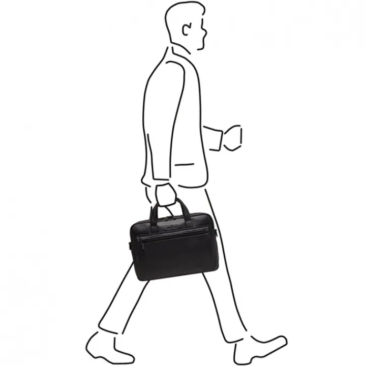 Herentassen|15.6 Inch Laptoptassen>Castelijn & Beerens Nappa X Charlie Laptop / Tablet Tas 15.6'' geel