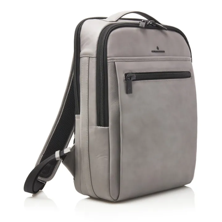 Heren Rugzakken|15.6 Inch Laptoptassen>Castelijn & Beerens Nappa X Victor Rugzak 15.6'' + Tablet grijs