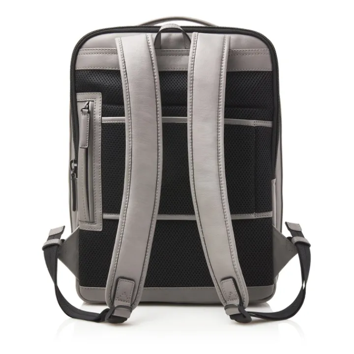 Heren Rugzakken|15.6 Inch Laptoptassen>Castelijn & Beerens Nappa X Victor Rugzak 15.6'' + Tablet grijs