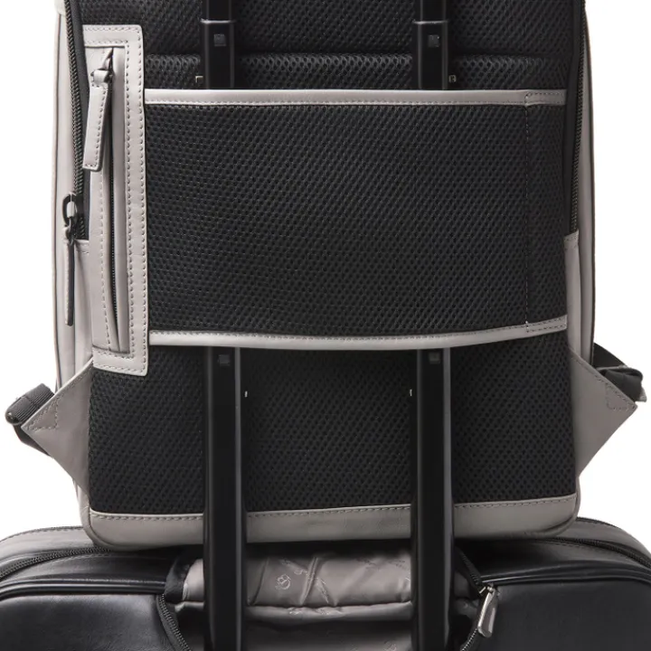 Heren Rugzakken|15.6 Inch Laptoptassen>Castelijn & Beerens Nappa X Victor Rugzak 15.6'' + Tablet grijs