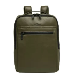15.6 Inch Laptoptassen|Laptop Rugzakken>Castelijn & Beerens Nappa X Victor Rugzak 15.6'' + Tablet dark millitary
