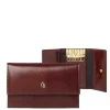Rfid Portemonnees|Leren Portemonnees>Castelijn & Beerens Nevada Compacte Sleuteletui bordeaux