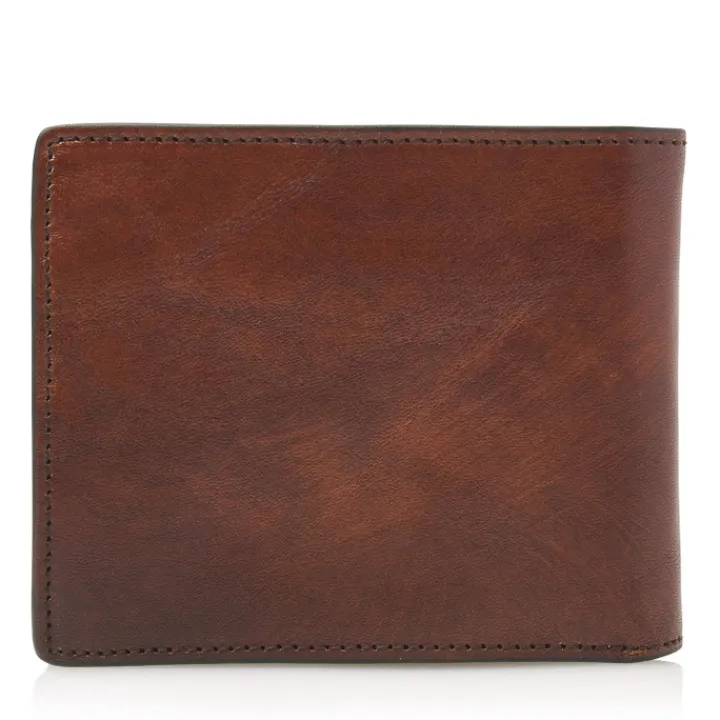 Rfid Portemonnees|Leren Portemonnees>Castelijn & Beerens Rien Billfold 8 RFID cognac