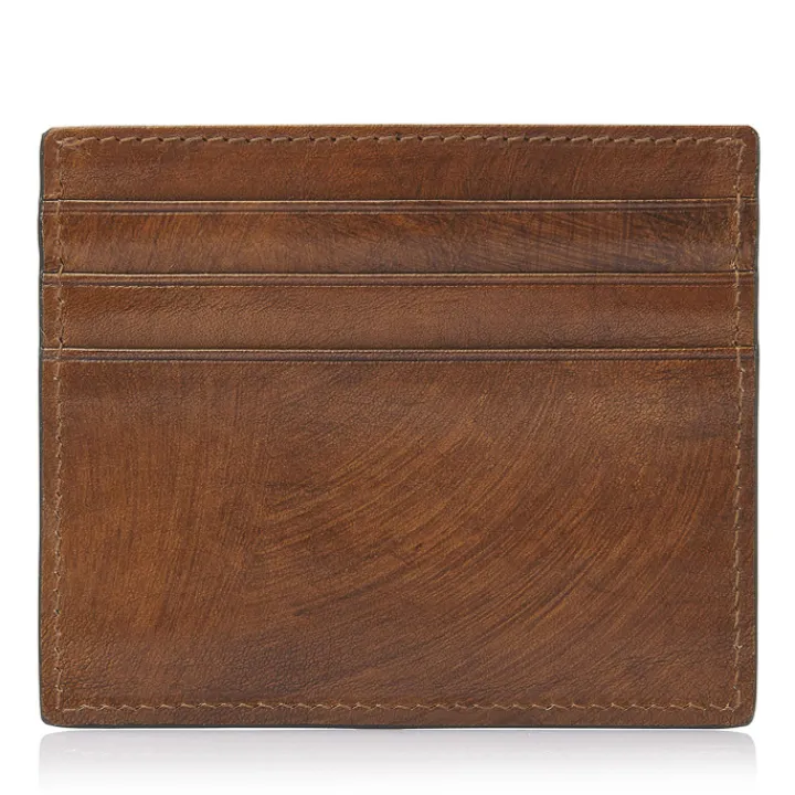 Rfid Portemonnees|Leren Portemonnees>Castelijn & Beerens Rien Creditcard Etui RFID natural