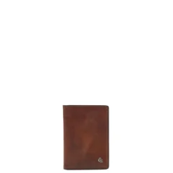 Rfid Portemonnees|Leren Portemonnees>Castelijn & Beerens Rien Creditcard Etui 8 RFID cognac