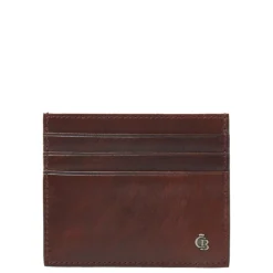 Rfid Portemonnees|Leren Portemonnees>Castelijn & Beerens Rien Creditcard Etui RFID cognac