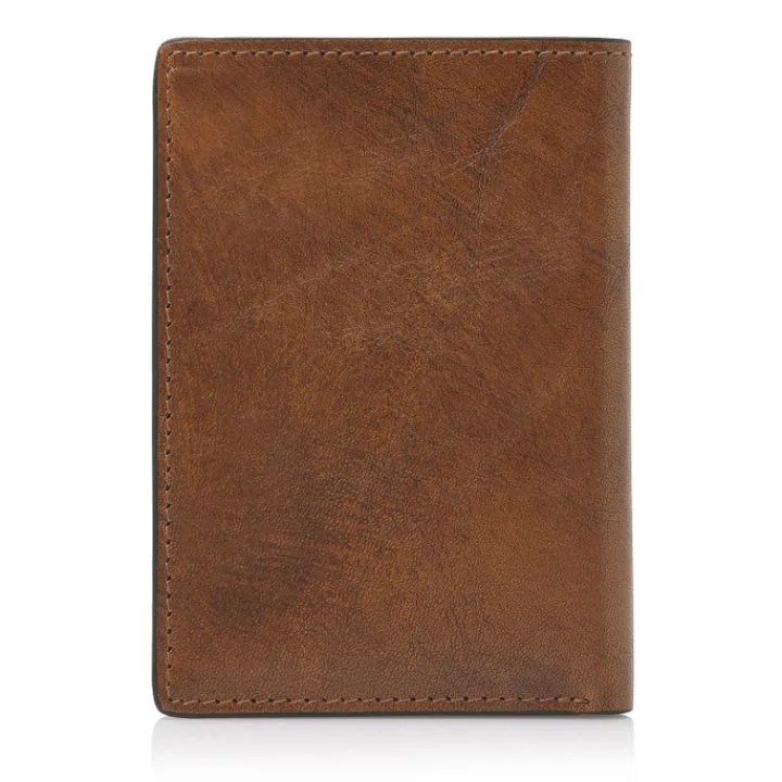 Rfid Portemonnees|Leren Portemonnees>Castelijn & Beerens Rien Creditcard Etui 8 RFID natural