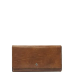 Rfid Portemonnees|Leren Portemonnees>Castelijn & Beerens Rien Damesportemonnee RFID natural