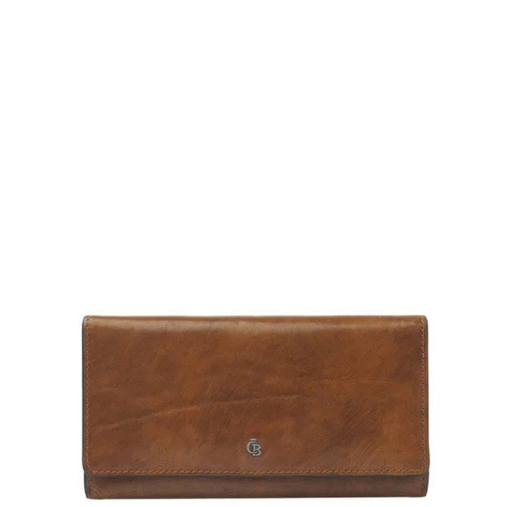 Rfid Portemonnees|Leren Portemonnees>Castelijn & Beerens Rien Damesportemonnee RFID natural