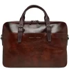 Herentassen|15.6 Inch Laptoptassen>Castelijn & Beerens Rien Laptoptas 15.6'' RFID cognac